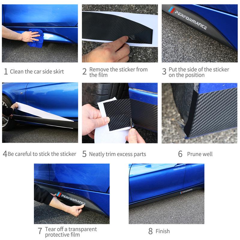 BMW Side Skirt Stripe Sticker for 1, 3, 4, 5, 6 Series (F30, F35, F31)