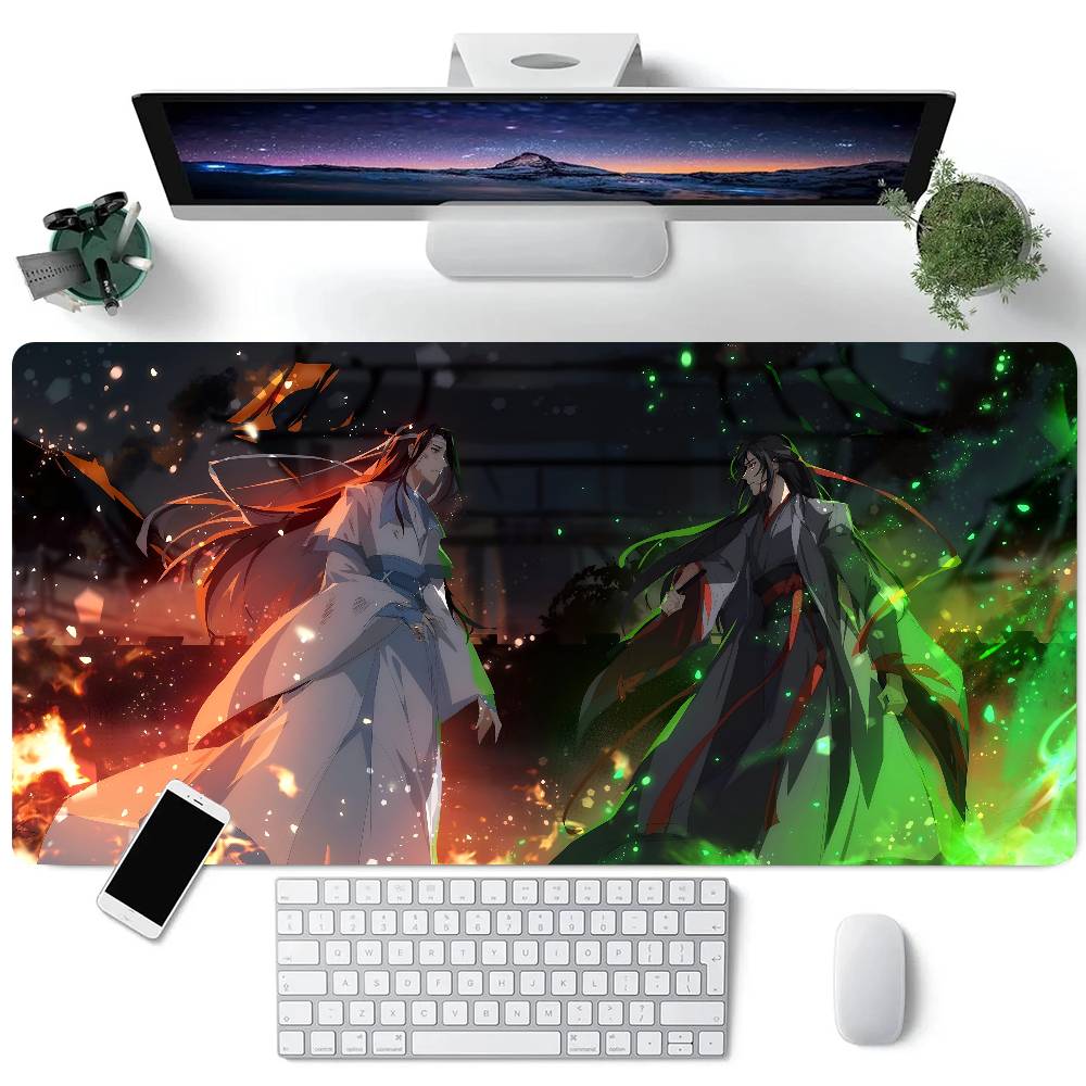 Anime MDZS Mouse Pad Large Gaming Keyboard Mat LockEdge Rubber Computer Office Accessories