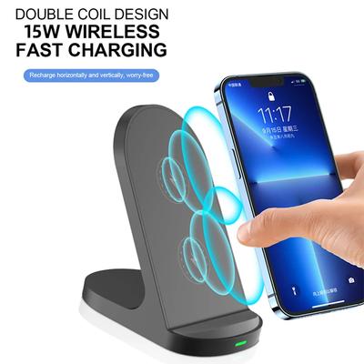 Rychlý 10W 15W bezdrátový nabíjecí stojánek pro iPhone 15 14 13 12 11Pro Samsung Galaxy S24 S23 S22 S21 Note Redmi Nabíjecí dokovací stanice