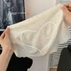 Ladies Summer Cat Footprints Print Ice Leather Quick Drying Peach Hip Non Hip Hip Mid Low Waisted Briefs