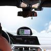 Car Mobile Phone Sunshade Visor Cover Auto Dashboard Sunshade Foldable Storable Travel Navigation Sunshield Sun Protection