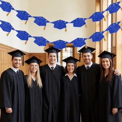 2Pcs with Tassels Graduation Party Banner Graduation Party Hanging Decorations  Graduation Party