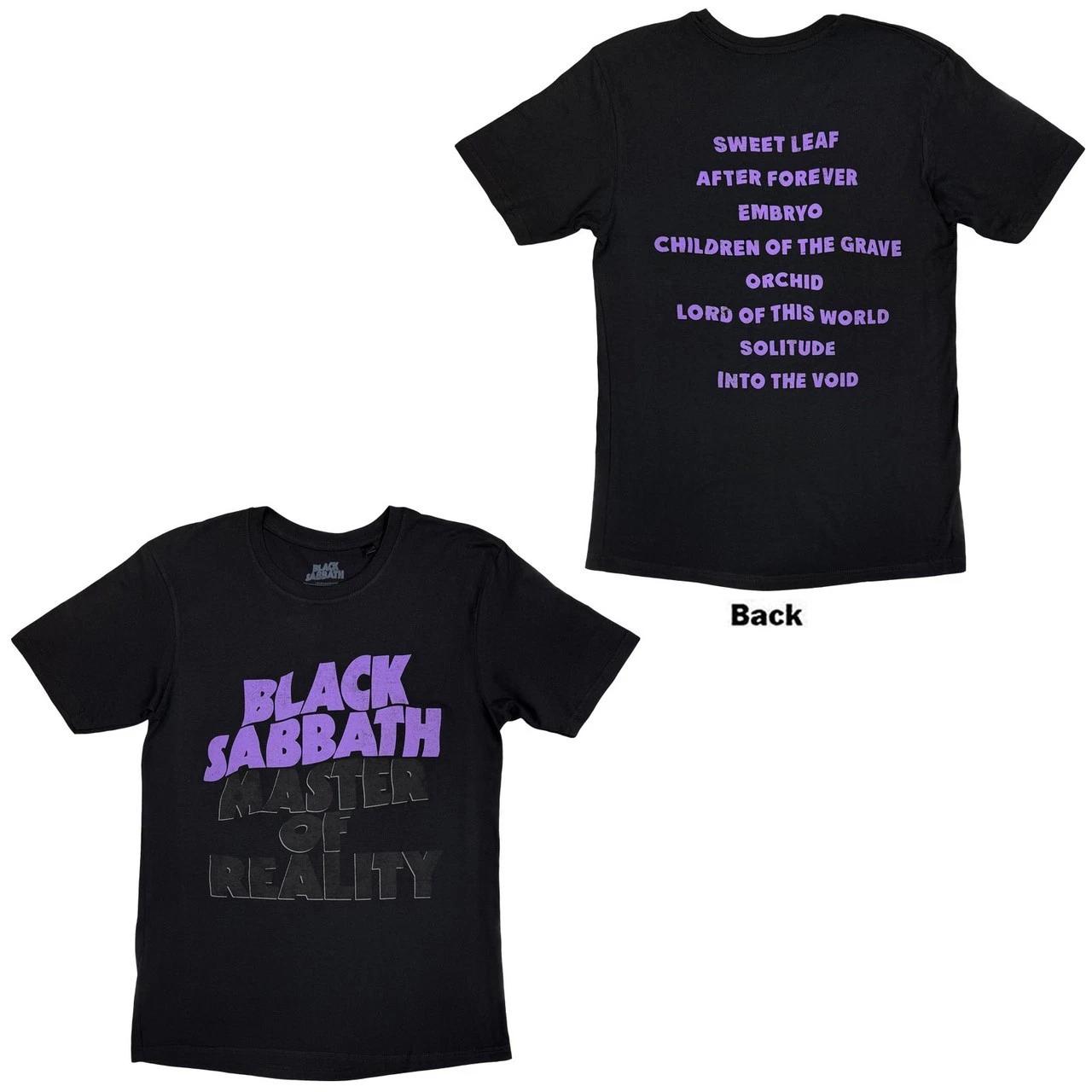 Black Sabbath  Masters Of Reality Album  Black T shirt - NEW 2XL