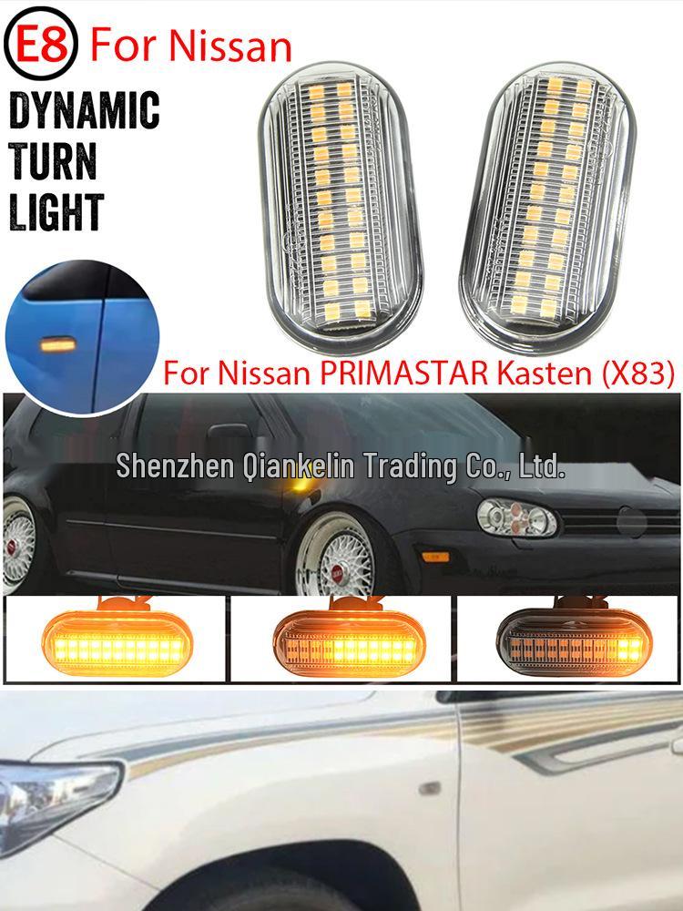 Kompatibler LED-Seitenblinker für Renault, Opel, Nissan, Dacia, Mercedes-Benz, Smart W453 Kotflügelleuchte.