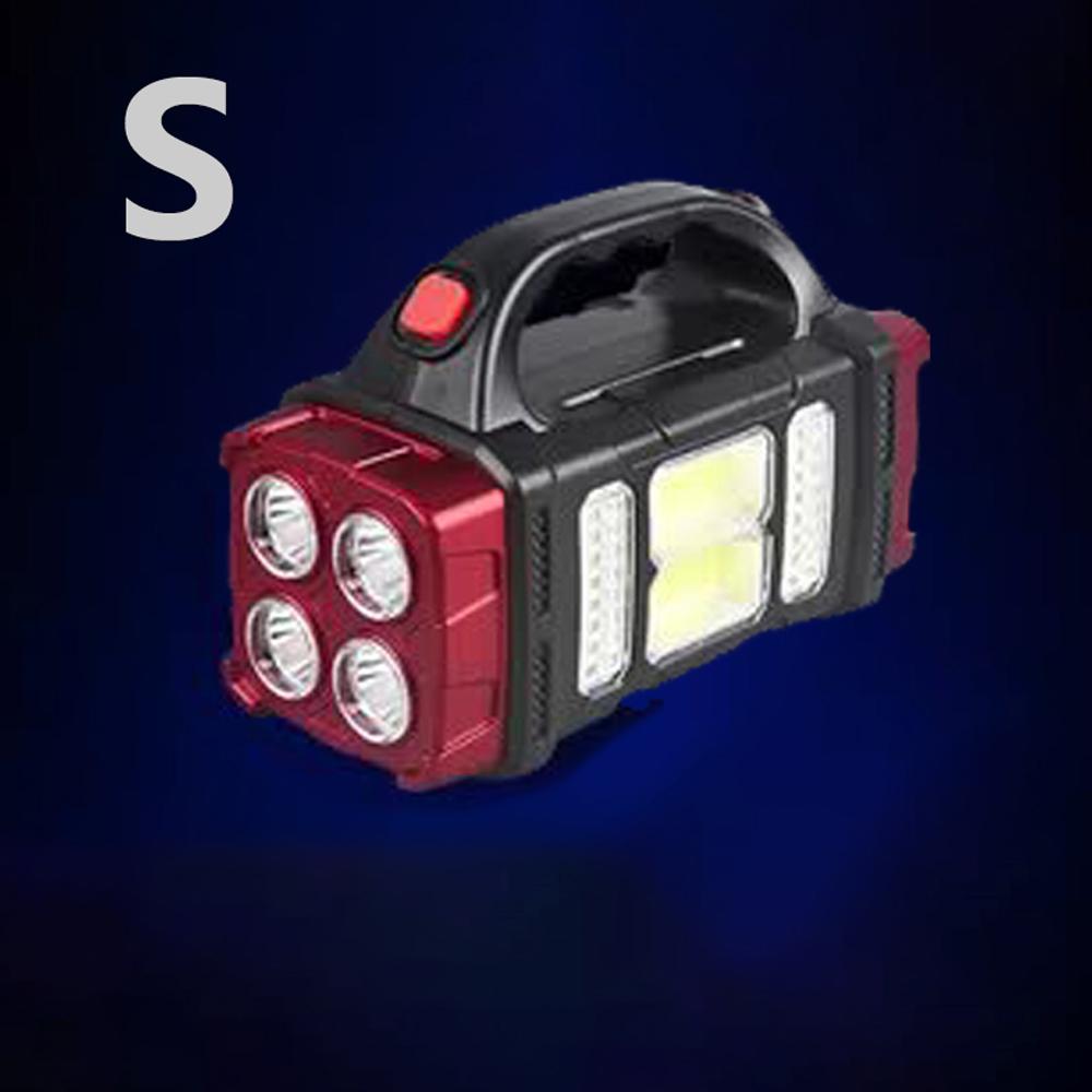 Flashlight Strong Light Charging Ultra Bright Outdoor Long Range LED Emergency Lighting Patrol Portable Searchlight Solar Energy
