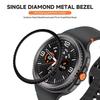 Metallram för Samsung Galaxy Watch 8 Classic 46mm Skyddande Ring Bumper Klockfodral för Galaxy Watch8 Classic Tillbehör