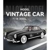 1/18 Mercedes-Benz 300SL Supercar Alloy Model Car Toy Diecasts Metal Casting Sound and Light Car Toys for Children Vehicle