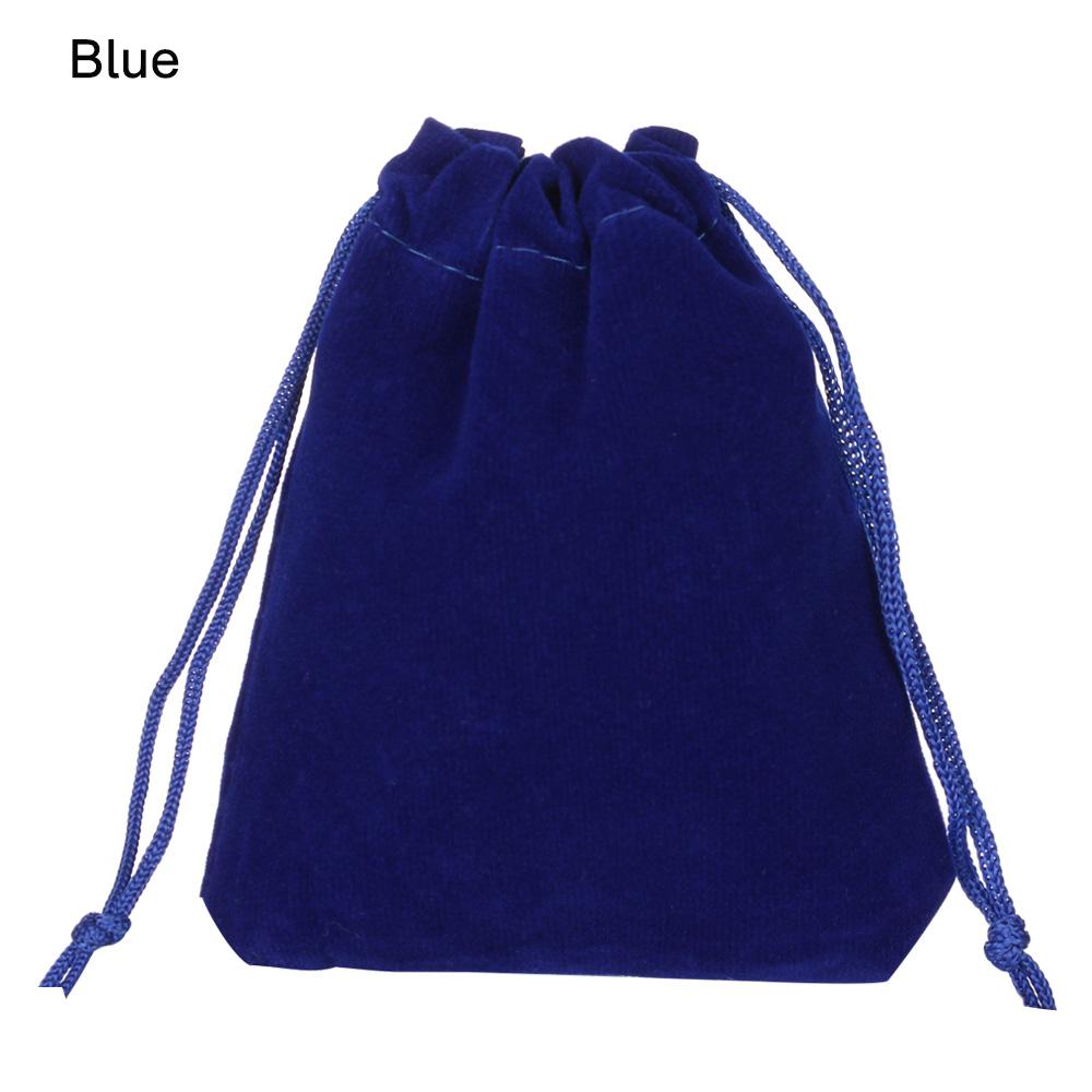 1PC New 12Colors Small Velvet Drawstring Pouch Bag Durble Christmas/Wedding Gift Bags Beauty Dice Storage Portable10x12cm