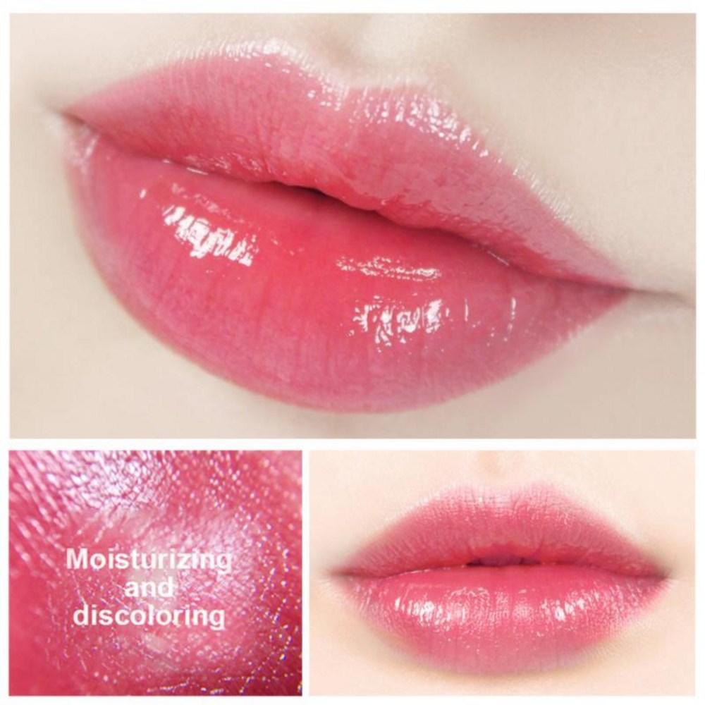 Rouge à lèvres tendance pour femmes, baume à lèvres à l'aloe vera, hydratant, changeant de couleur, longue tenue, estompé, rayures, cosmétiques de beauté 01