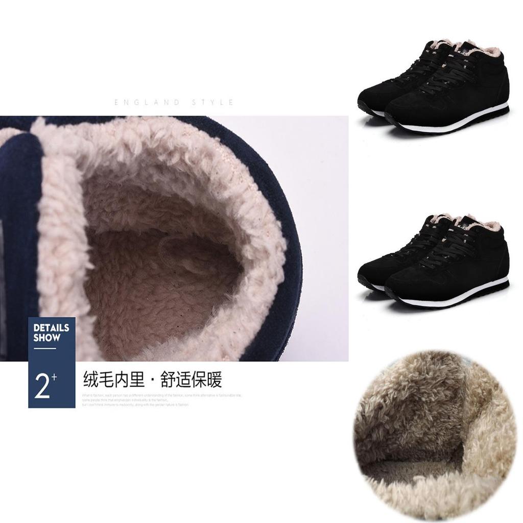 Elegant 2018 New Fashion Women Winter Snow Boots Casual Ankle Boots With Artificial Suede Size 36-46