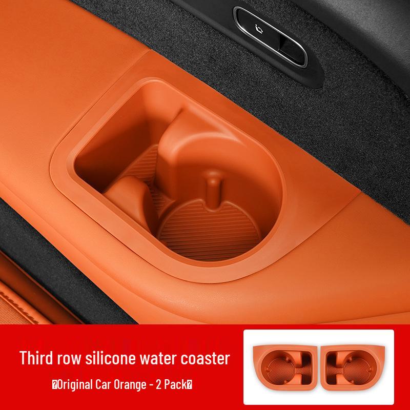 

Compatible with Ideal L8/L9: Third Drain Cup Holder and Storage Mat for Car Interior