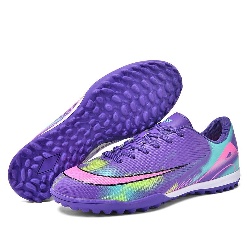 Mens Football Shoes  New Anti Slip Wear Resistant Low Cut Casual TF Fast Sports Soccer Cleat Teenager Sneakers