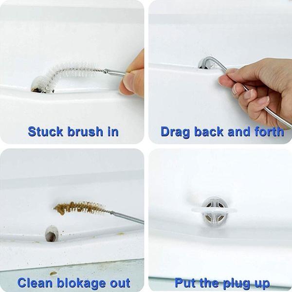 1Pcs Refrigerator Drain Hole Clog Remover Dredge Cleaning Tools Fridge Hole Brush Water Outlet Cleaner for Household Clean