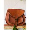 Pure Filtered Women's Goat Leather Crossbody New Messenger Handbags Brown Bag