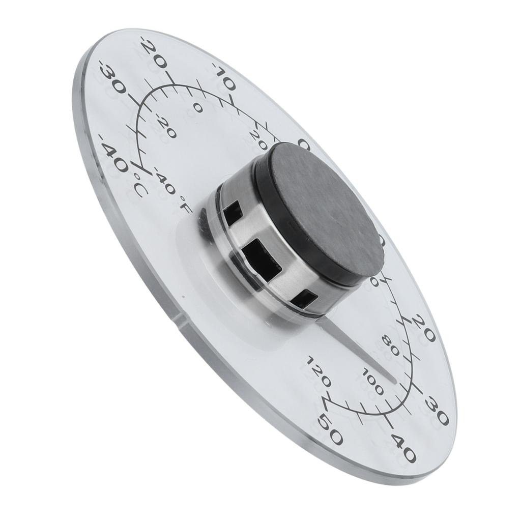 Outdoor Thermometer Adhesive Transparent Waterproof Door Window Temperature Meter for Farm Home