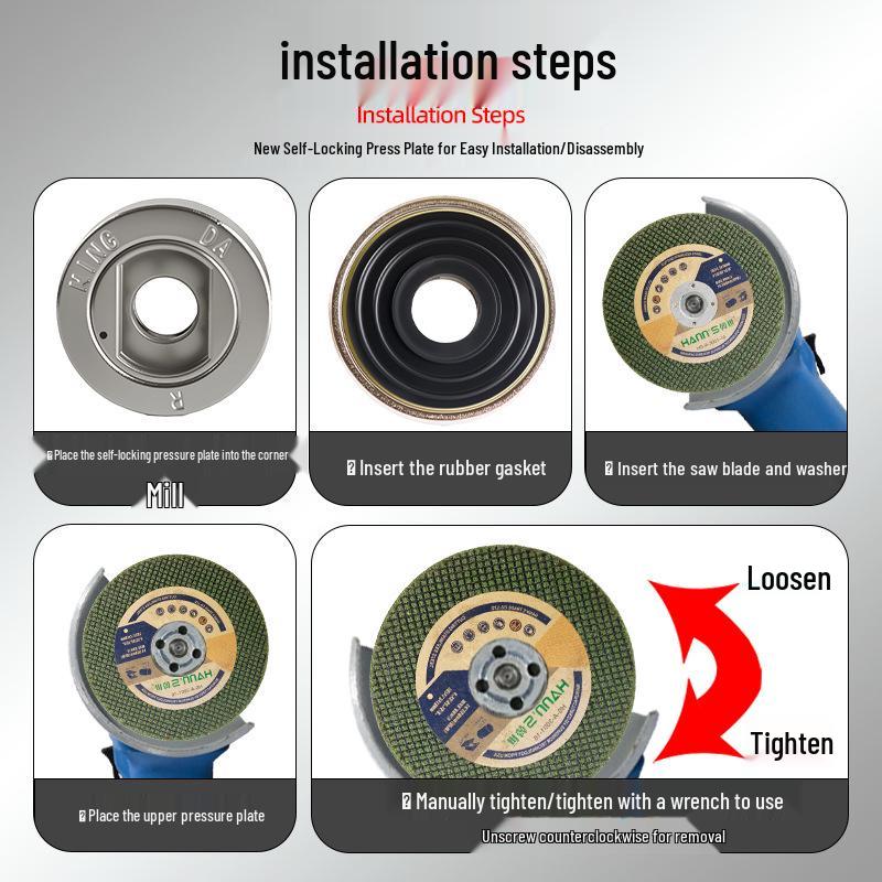 Angle Grinder Universal Anti-Lock Hole Saw Flange Washer Set