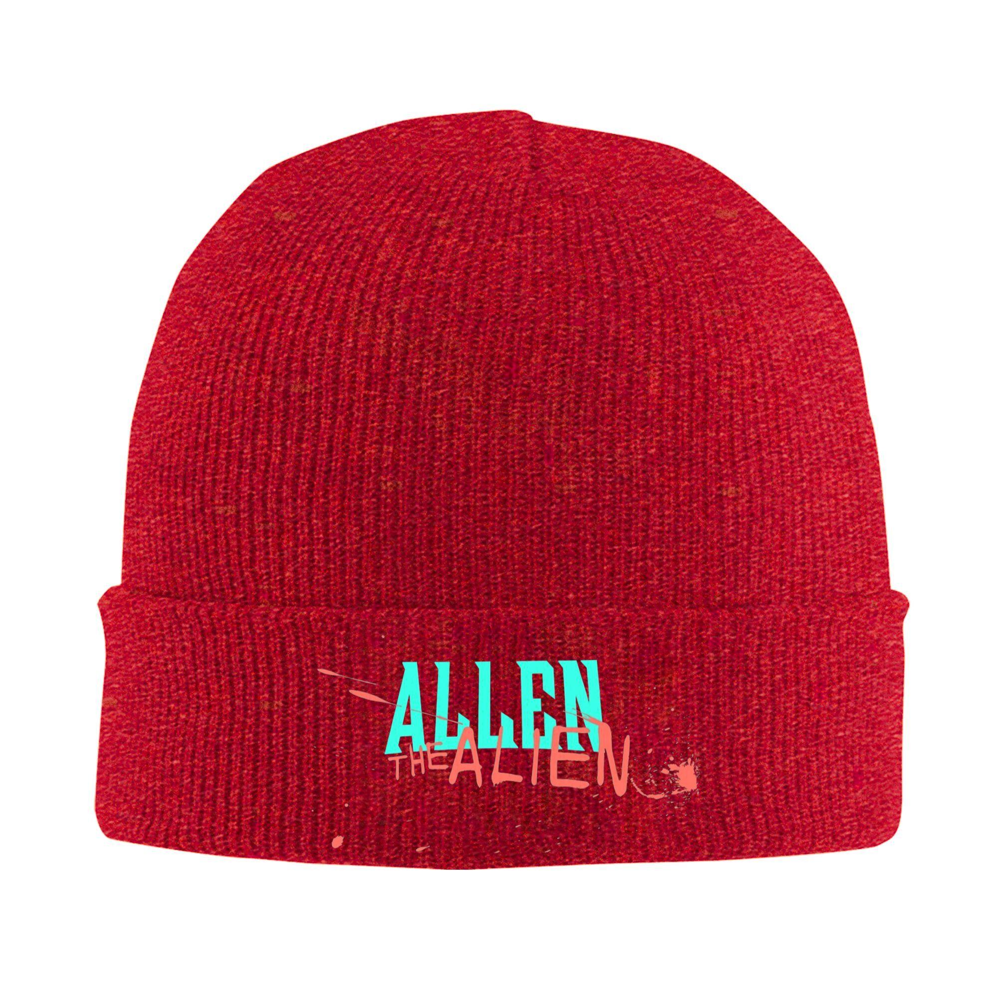 Allen the Alien logo Invincible TV Series  Hats Autumn Winter Beanie Warm  Cap Unisex Acrylic Skullcap One Size