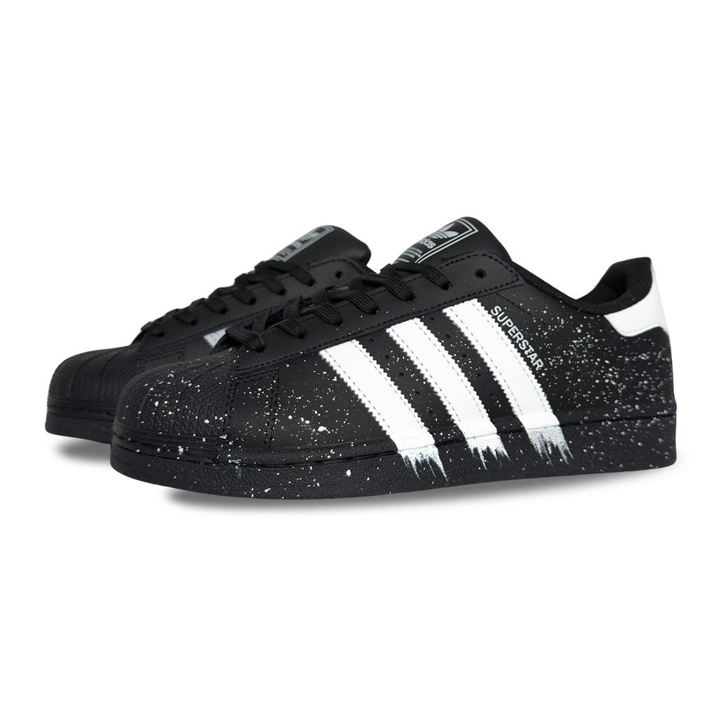 adidas Oryginalne SUPERSTAR Ogromne I Bezgraniczne Odporne Na Ścieranie Niskie Buty Skateboardowe Unisex Czarne Białe EG4959(Zespół701-)