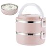 Lunch Container - Insulated Stainless Steel Food Keeper with Secure Buckles On Both Sides | School Lunch Container, Easy-Cleaning Food Box with Portab