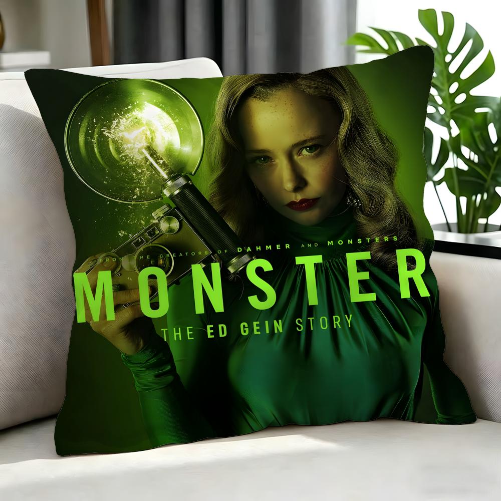 movie Monster The Ed Gein Story Cushion Cover Cushion Cover Set Pcs x x x Pillowcase Decorative Sofa Home Decor