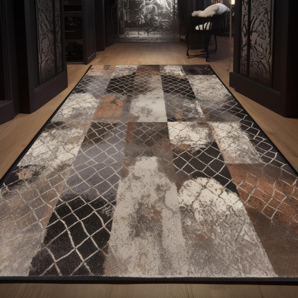 Retro Archaistic Style Carpets for Living Room Luxury Home Decoration Brown Rugs for Bedroom Deluxe Washable Fluffy Floor Mat