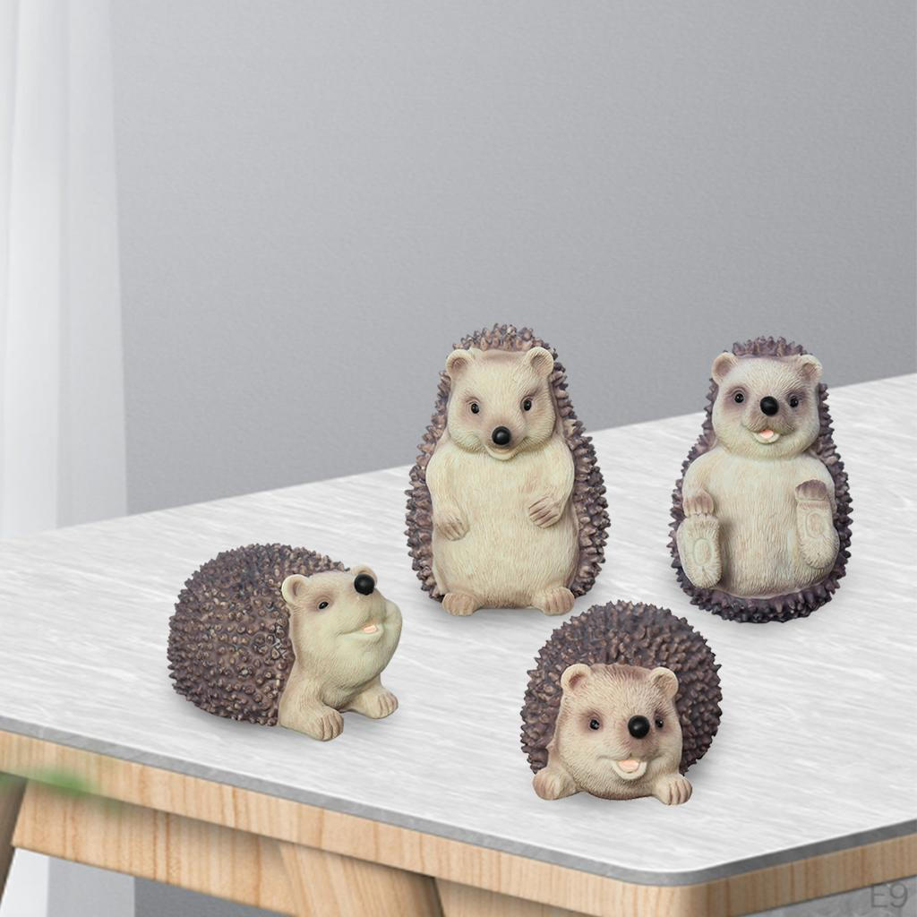 Figurine Cartoon Miniature Model Resin Simulation Statue Animal for Desktop Ornaments Accessories