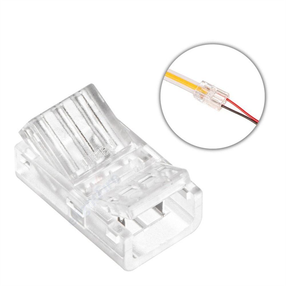 Wire SMD Tape Lights LED Connectors COB Strip Connector Lights Fixed Clamp LED Strip Connector