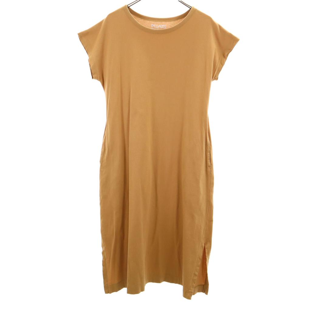 PLEATS PLEASE ISSEY MIYAKE. made in Japan French sleeve Long dress 3 Women Used