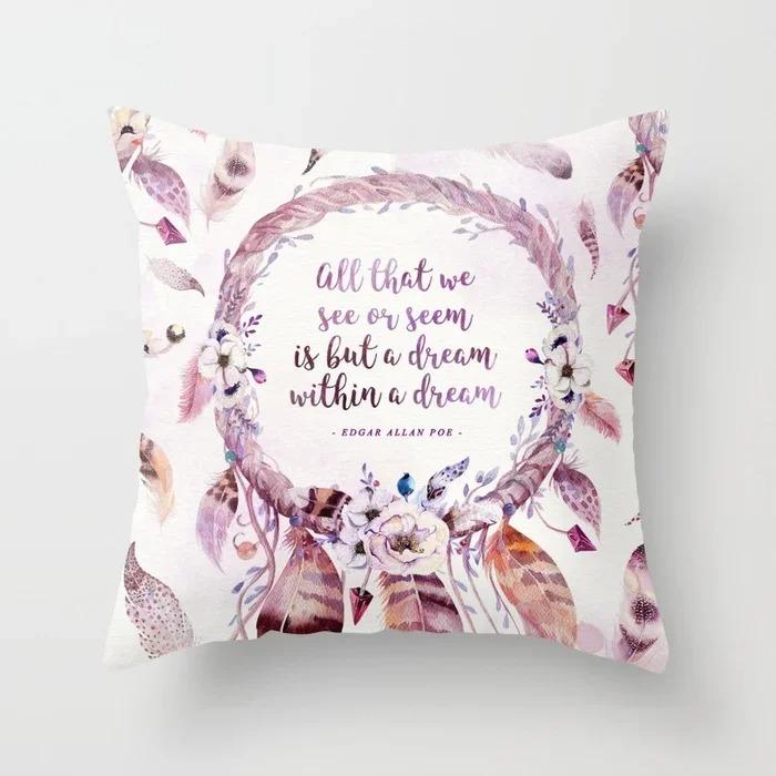 Coussin Attrape-rêves Adapté à La Maison, Canapé, Chaise, Taie D'oreiller Décorative, Décoration De Voiture, Taie D'oreiller Bohème