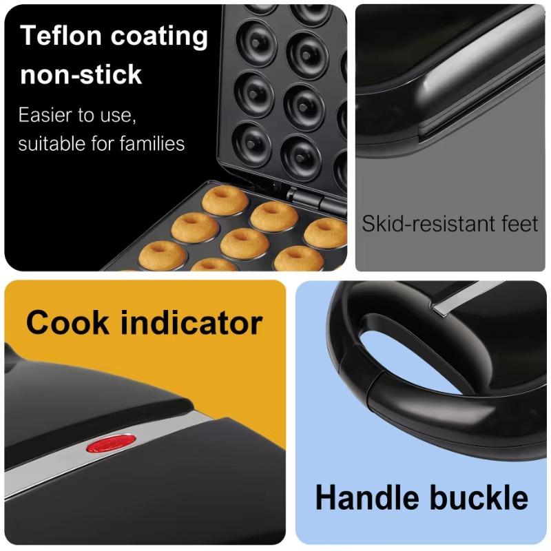Donut Maker 1 Stück Kuchen Maker 16 Löcher Runder Kuchen Zuhause Frühstück Maker Kinder Selbstgemachte Snacks Kochgeräte