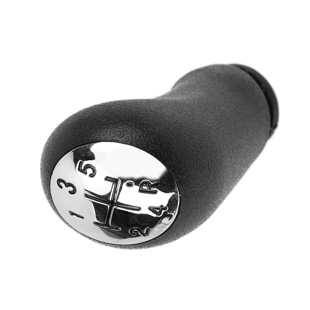 Car Styling Gear Shift Knob Accessory Replacement for CLIO III 2005‑2009 Silver Black5 Gears