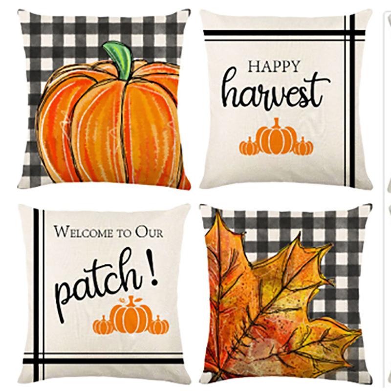 Christmas Pillow Home European Linen Sofa Cushion Cushion New Pillow Case