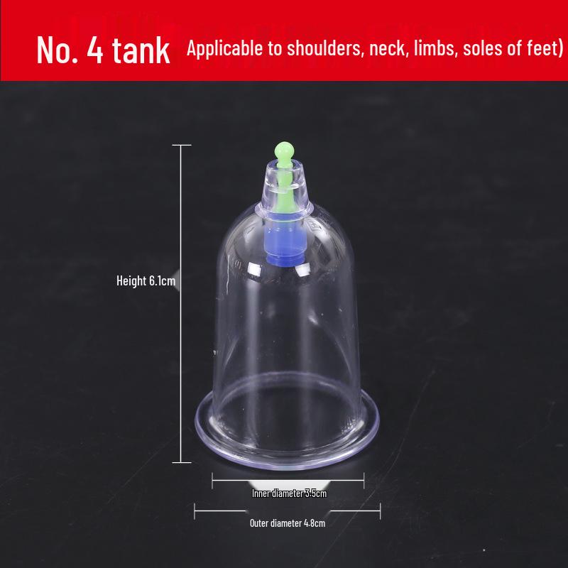 Home Cupping Device: Large Single Can Vacuum Suction Set