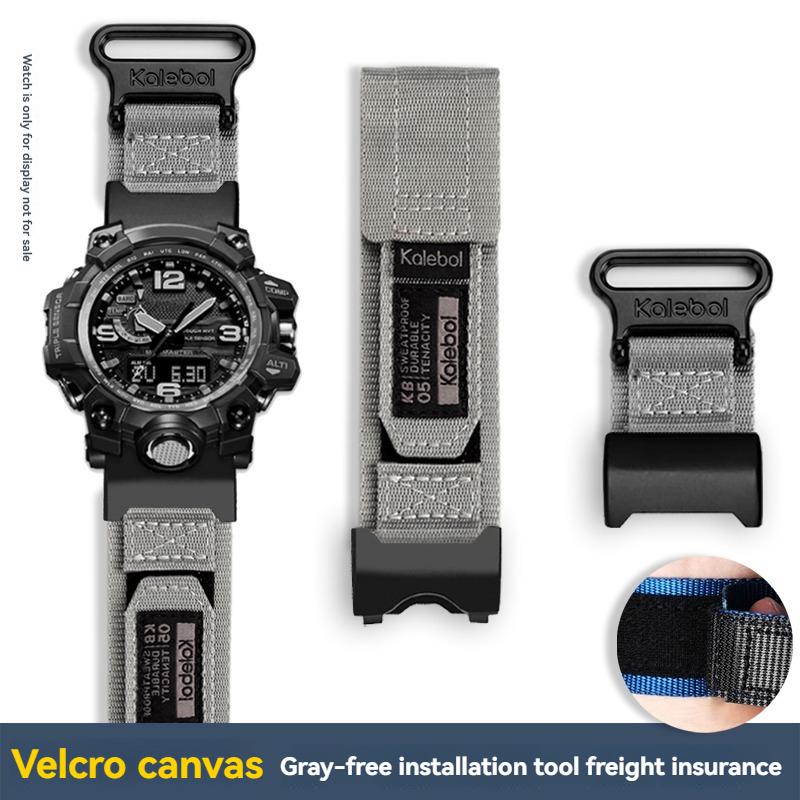 Pro Casio G-SHOCK mudmaster GWG-1000/GB série sportovní horolezecký nylonové plátno řemínek k hodinkám pro muže příslušenství náramek