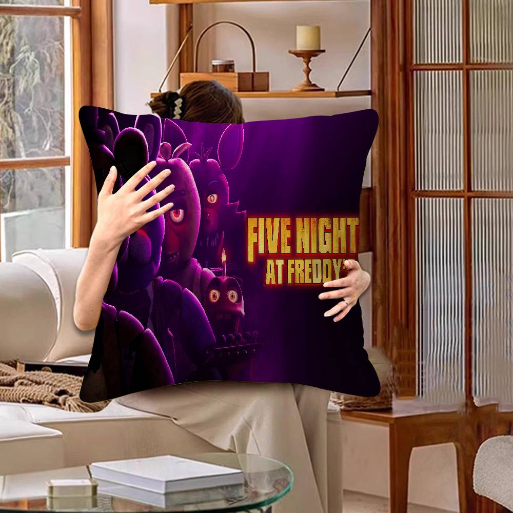 Fnaf F-FiveS-nights-At-Freddys Pillow Gift Home Office Decoration Bedroom Sofa Car Cushion Cover Case 45x45