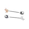 Japanese Korean Style Stirring Spoon Colorful Teaspoon Cat Fish Stainless Steel Spoon  Children