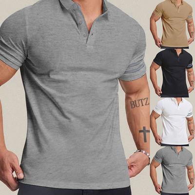 Mens T Shirts Sport Polo Shirt Men Casual Short Sleeve Sport T-shirt