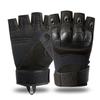 Outdoor Tactical Half Finger Gloves Field Training Sports Riding Mountaineering Non-Slip Motorcycle Full Finger Touch Screen Leather Gloves