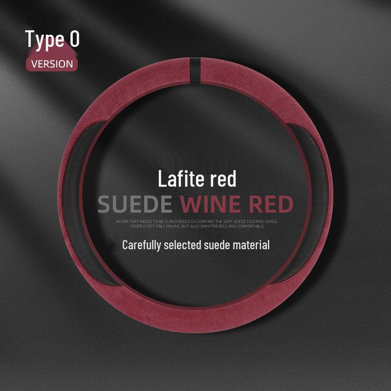 Universal Breathable Non-Slip Steering Wheel Cover: Minimalist, Sweat-Absorbing, Year-Round Comfort