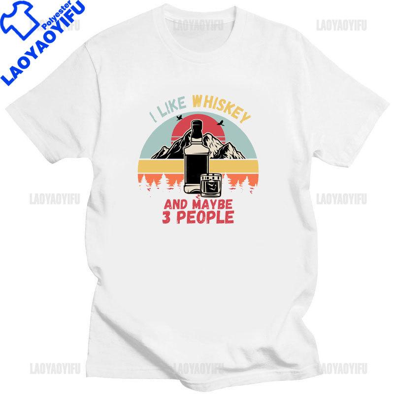 T-shirt Vintage Malt Whisky T-shirt Jongen Pure Whisky T-shirt Alcohol Liefhebber T-shirts Korte Mouwen Casual Kleding Cadeau Idee