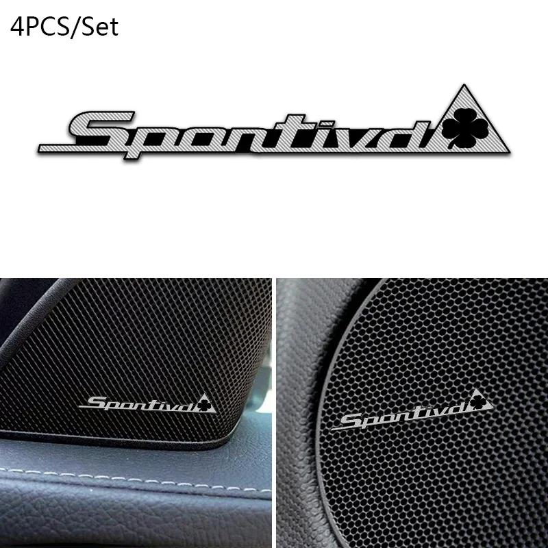 GSPT7 3D Car Audio Decorate alloy Emblem Badge Sticker Decals For Alfa Romeo Giulietta GT 159 147 156 Mito Brera Giulia Accessories