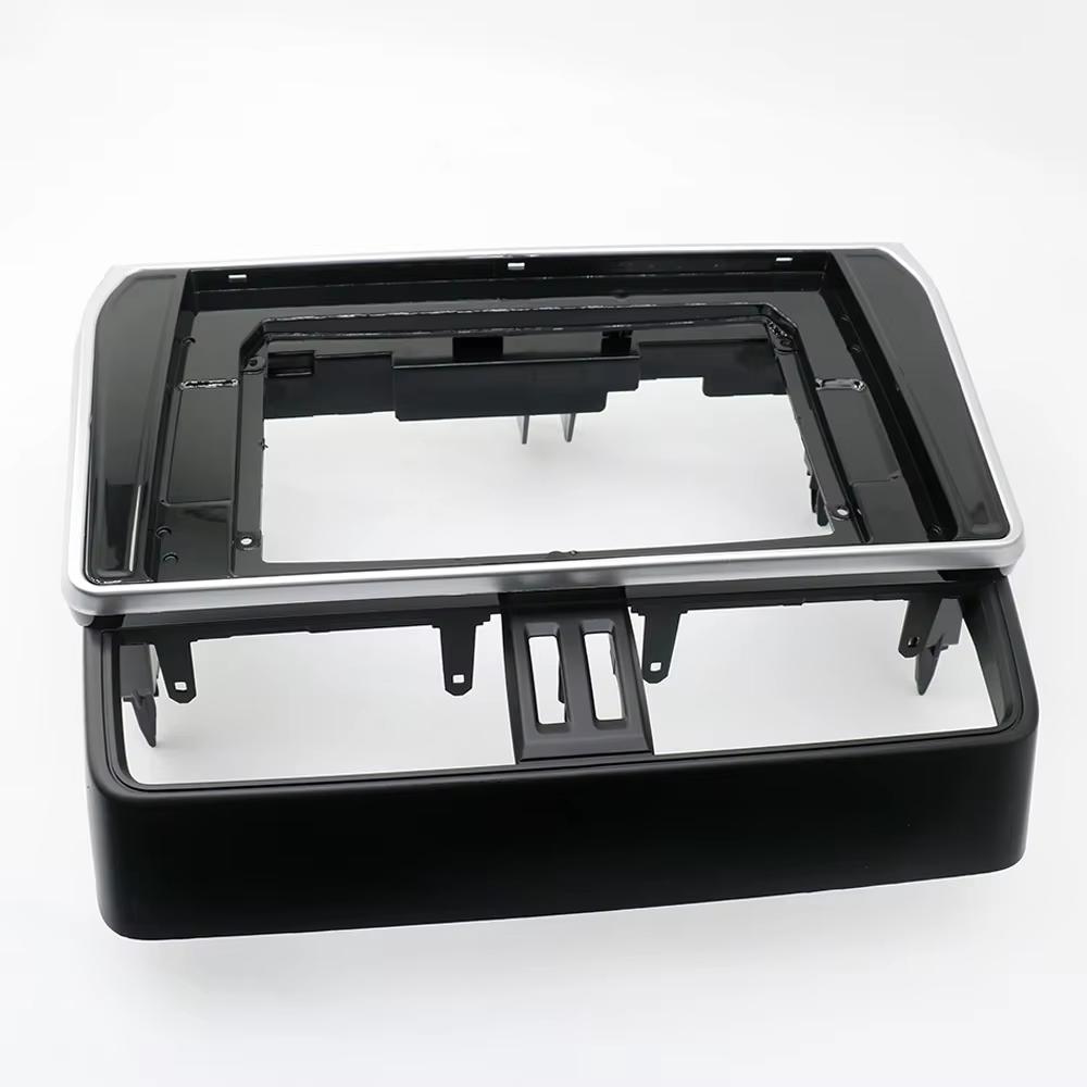 10.1 Inch 2 Din Car Radio Fascia Dash Frame Trim Kit Player Head Unit Panel Fit for TOYOTA Prado 2018-2020,Car Navigation Screen Mount Accessories