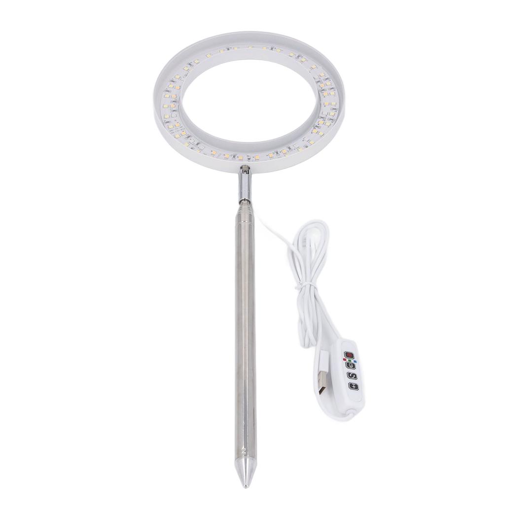 6inch Grow Light Full Spectrum Plant Light 26.5-165cm Adjustable Height Timing and Dimming Growing