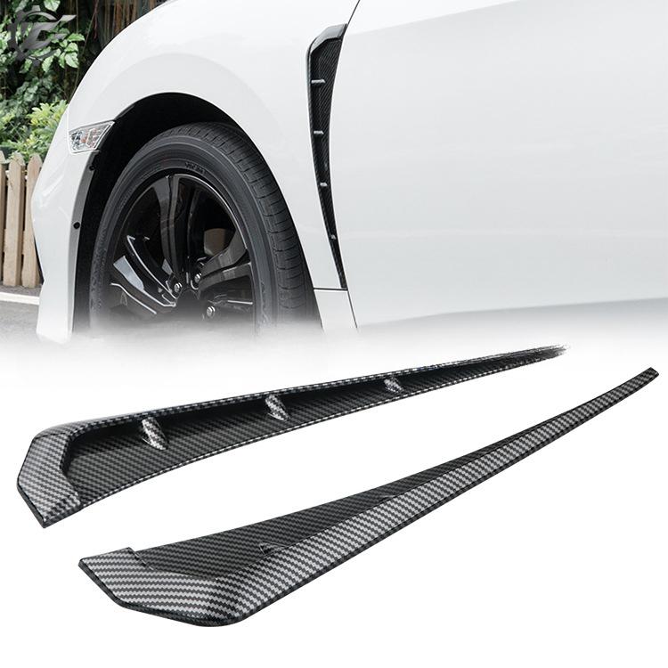 Side Fender Airfoil Accessories For Honda Accord Civic Simulated Shark Gill Side Air Outlet Body Exterior Decorate Kits