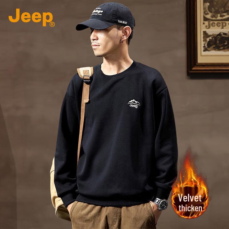 

JEEP Men s Embroidered Fleece Sweatshirt 3XL