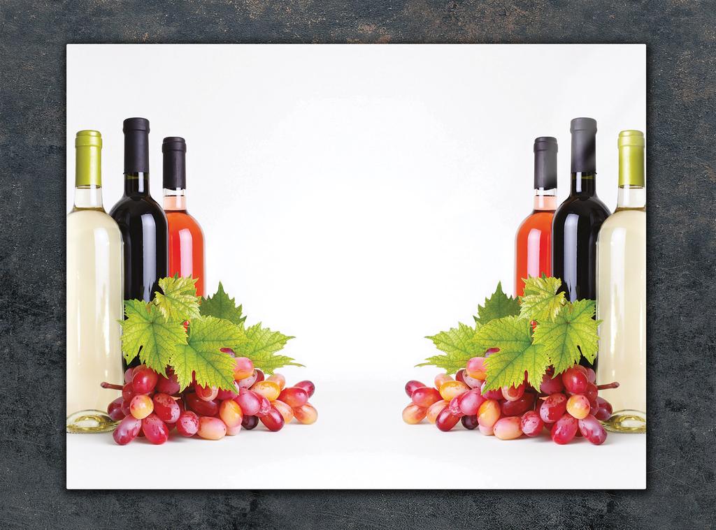 SZKLANA DESKA DO KROJENIA 40x30 WINO