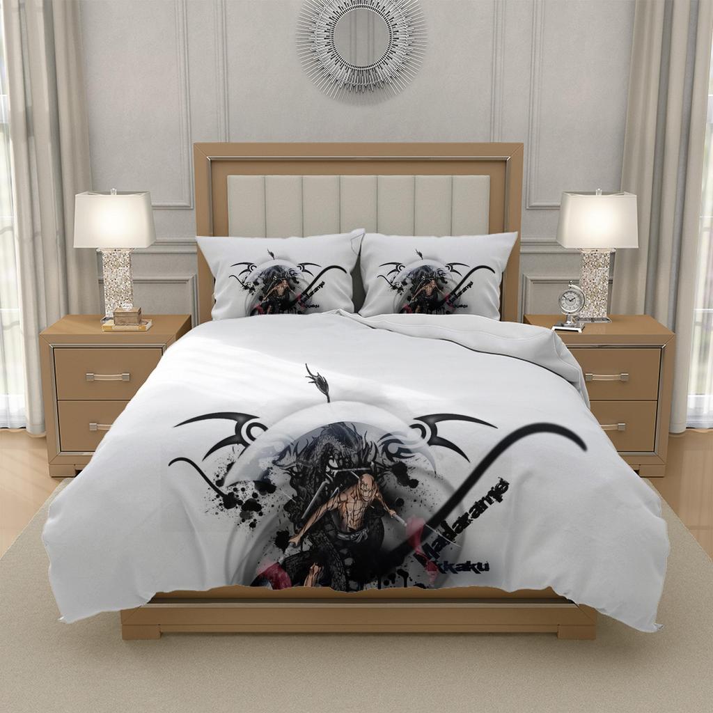 L-L D-Death N-Note Anime Duvet Cover Set Bedding Smooth Polyester Kids Teens Bedroom 200x200 200x220 155x220, US UK AU Sizes