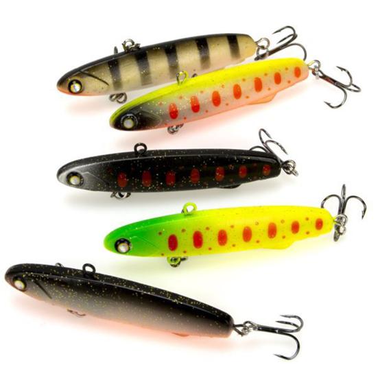 7cm/8cm rybářská návnada s trojháčkem Realisticky vypadající zářivá barva Kompaktní velikost Přenosná slaná bionická návnada Swimbait