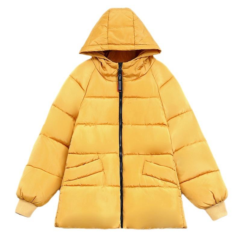 Special Body Plus Fertilizer Plus Size Winter Down Cotton-padded Jacket Female Middle-aged and Elderly Short Hooded Cotton-padded Coat