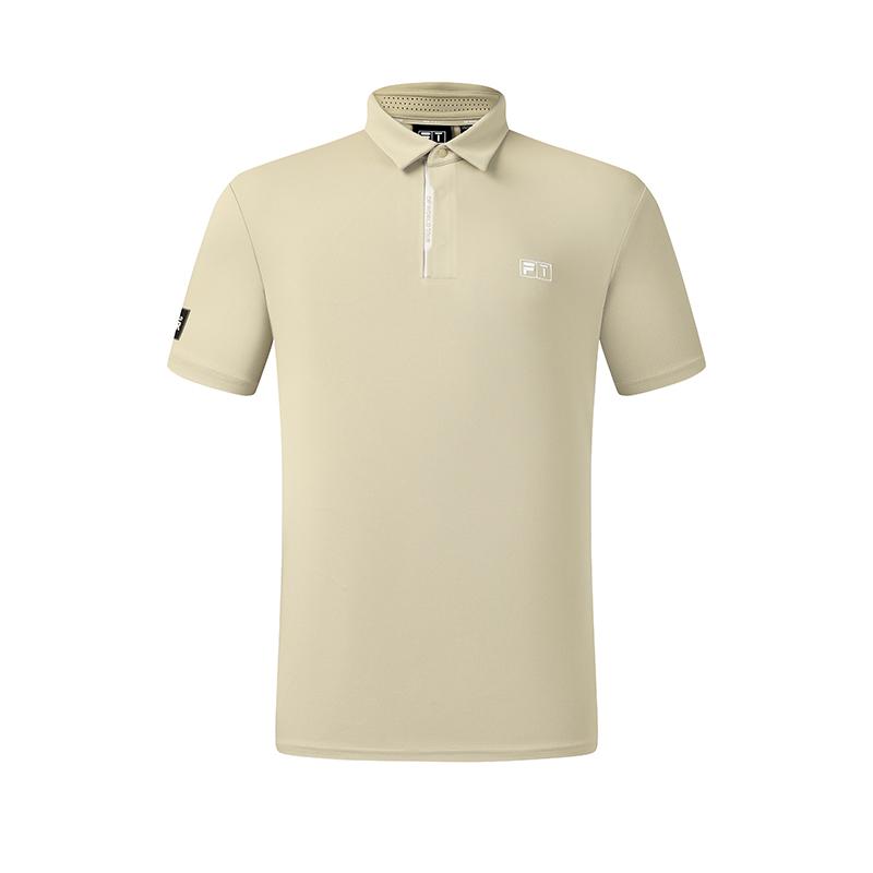 FILA Golf Series Fashion Simple Basic Classic Sports Casual Golf Versatile Comfortable Slim Fit Knitted Short Sleeve Polo Shirt Men tops A11M615103FBG